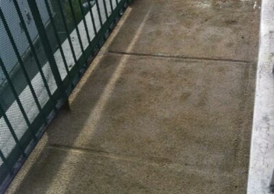 étanchéité en résine et préparation avant carrelage sur balcon de résidence