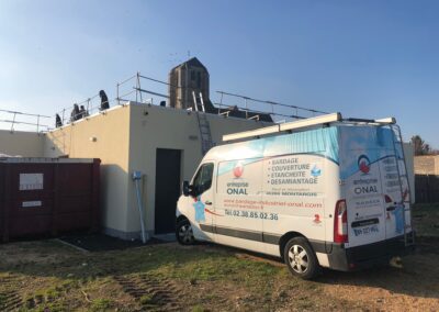 étanchéité extension cantine école Chateaudun 28