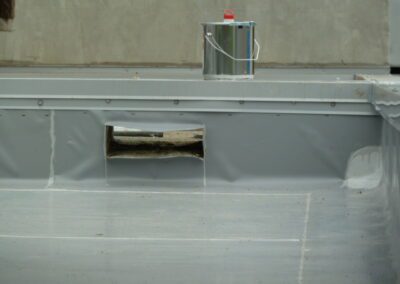 relevé et finition d'acrotère