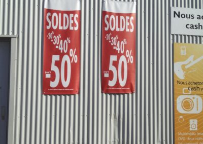 remplacement bardage suite sinistre CASH EXPRESS à Amilly 45