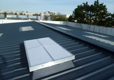 remplacement couverture fibrociment par du bac sec HÔTEL DES VENTE JAKOBOWICHS Vaux-Le-Pénil 77