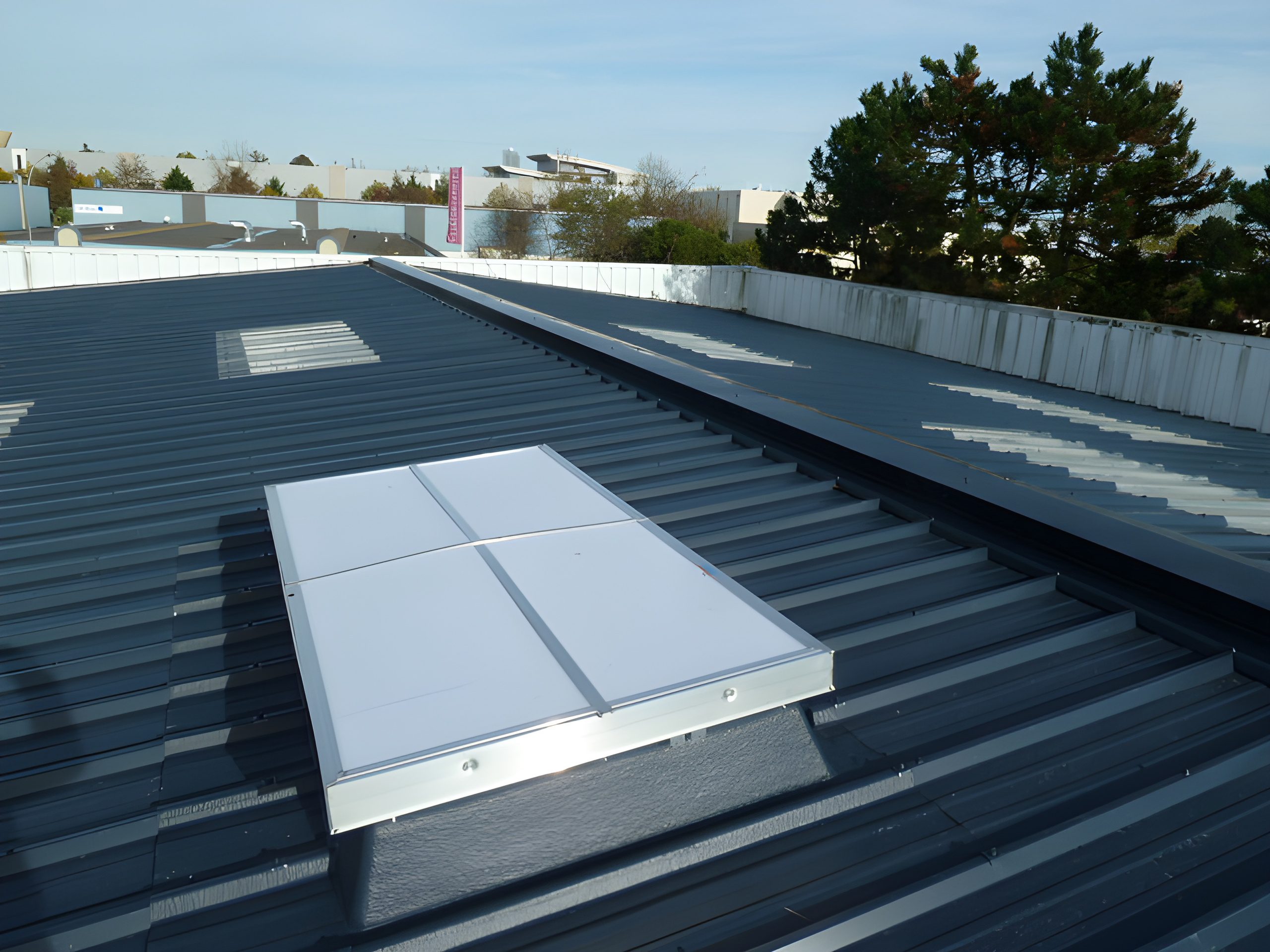 remplacement couverture fibrociment par du bac sec HÔTEL DES VENTE JAKOBOWICHS Vaux-Le-Pénil 77