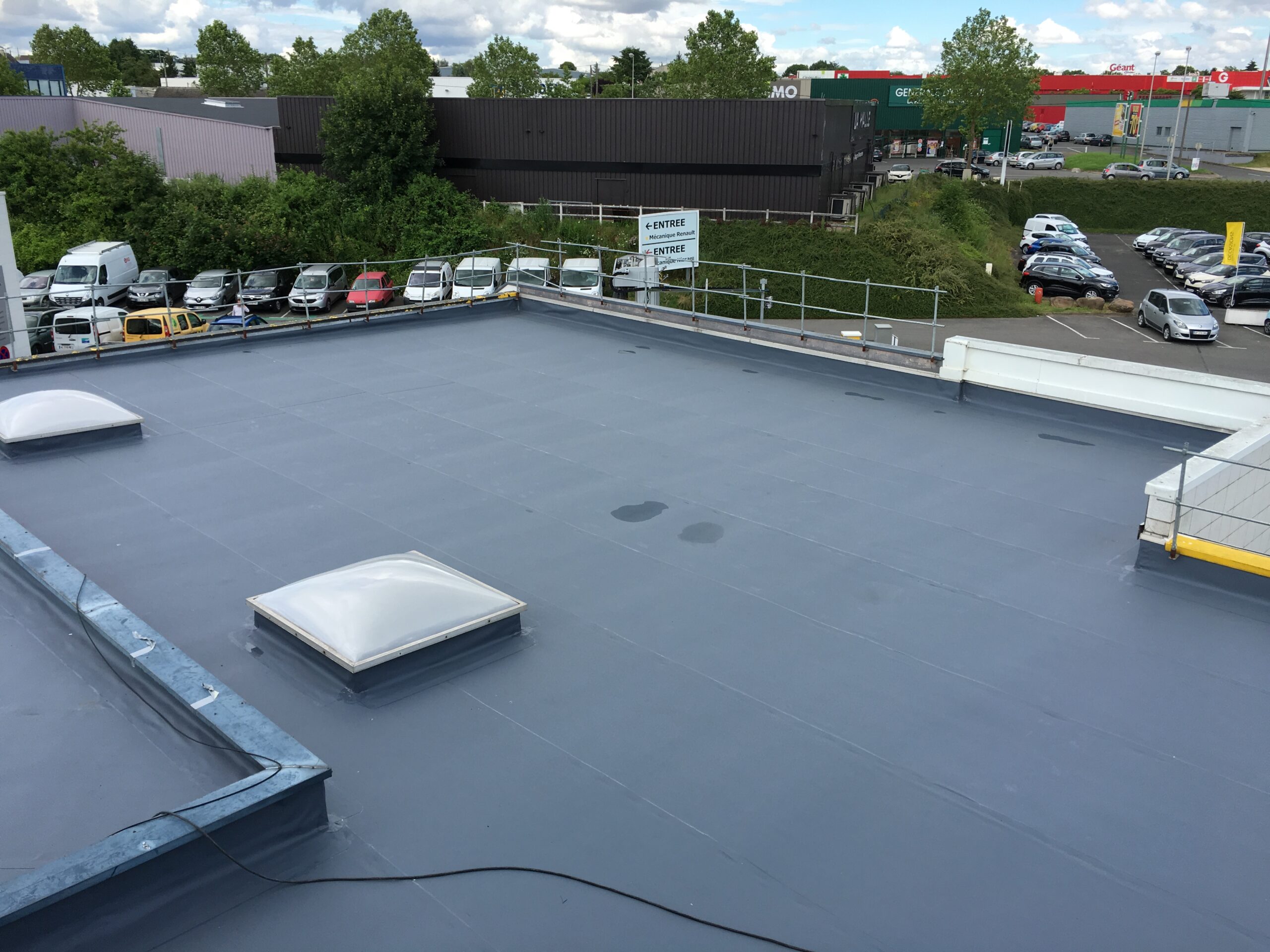 travaux d'étanchéité membrane PVC Renault BASTY Amilly 45