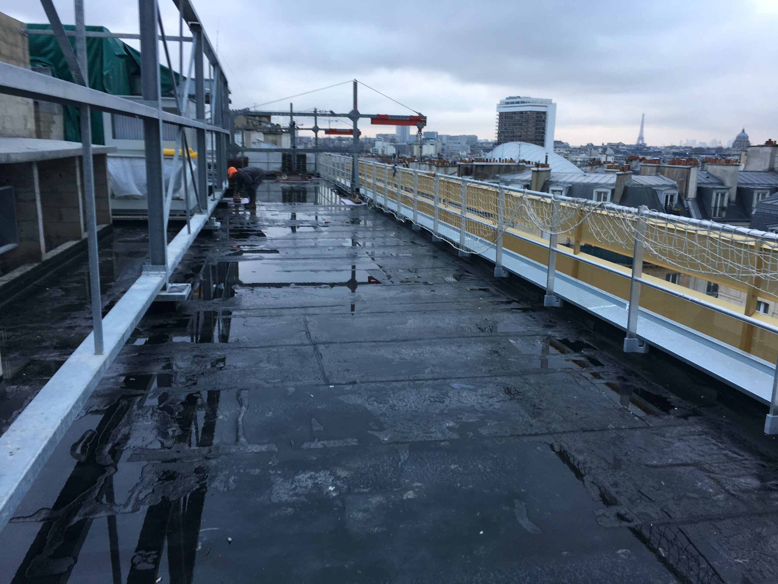 désenfumage, bardage ventelle, désenfumage et gardes corps Hôtel de Police de Paris 13